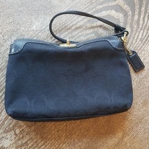 Coach signature wristlet